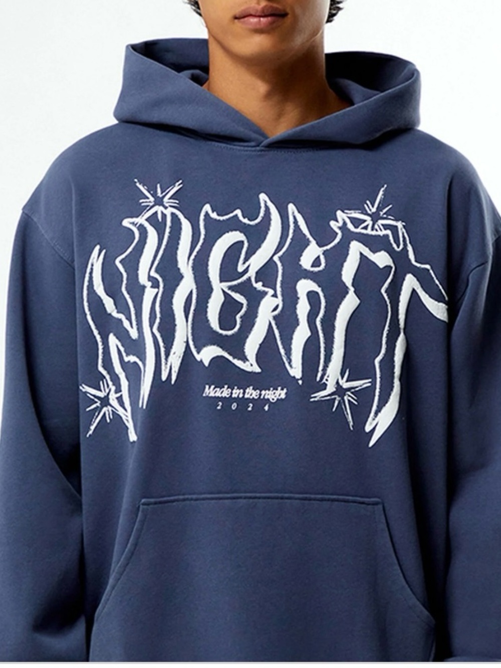 PacSun  Nightlab Blue Made In The Night Hoodie Men’s Size S